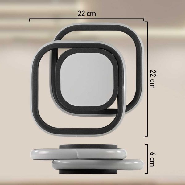 TaffLED Lampu LED Plafon Dimmable Ceiling Light Square 3 Color 40W - Z318