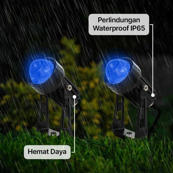 TaffLED Lampu Taman Hias Sorot Garden Spotlight Waterproof IP65 3W - KU-02