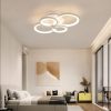 TaffLED Lampu LED Plafon Ceiling Dimmable 40W 4 Ring 3in1 Color - 0528
