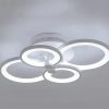 TaffLED Lampu LED Plafon Ceiling Dimmable 40W 4 Ring 3in1 Color - 0528