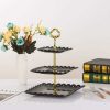 ginee_20251117180205092_4415190456.jpg TaffHOME Rak Kue Susun 3 Tingkat Detachable Plate Cake Stand Display - MG-3