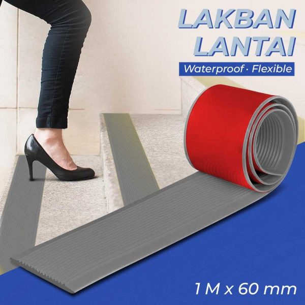 TaffPACK Lakban Lantai Tangga Anti Slip Tape Waterproof Flexible - WD1
