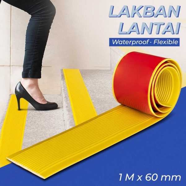 TaffPACK Lakban Lantai Tangga Anti Slip Tape Waterproof Flexible - WD1