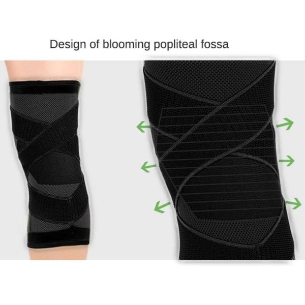 TaffSPORT Pelindung Lutut Knee Support Compression Sport Fitness - EL06