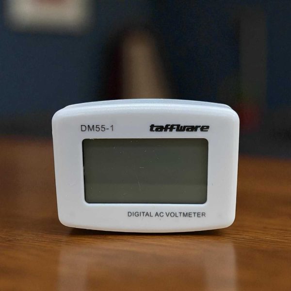 Taffware Alat Pengukur Listrik Voltmeter Digital AC EU Plug 110-300V - DM55-1