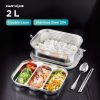 ginee_20251117180842988_3918014418.jpg TaffHOME Kotak Makan Lunch Box Stainless Steel 304 2L - HS233