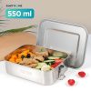 TaffHOME Kotak Makan Lunch Box Stainless Steel Single Layer 550ml - UP55