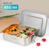 TaffHOME Kotak Makan Lunch Box Stainless Steel Single Layer 850ml - U-30