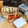 TaffHOME Kotak Makan Lunch Box Stainless Steel Single Layer 850ml - U-30