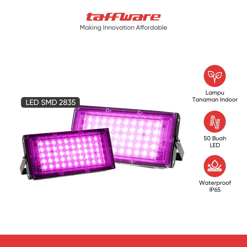TaffLED Grow Light LED Hidroponik Full Spectrum 2835 SMD 220V 50W – RO22