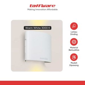 ginee_20251117182736630_3267098975.jpg TaffLED Lampu Dinding Hias Outdoor Aluminium 2W 2 LED Warm White - RL-B15-2