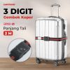 TaffGUARD Travel Luggage Lock Suitcase Belt Tali Koper Gembok TSA PIN - TSA-319
