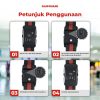 TaffGUARD Travel Luggage Lock Suitcase Belt Tali Koper Gembok TSA PIN - TSA-319