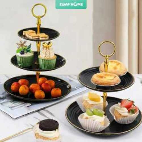 taffhome-rak-kue-susun-3-tingkat-detachable-plate-cake-stand-display-ygn-3 (10) TaffHOME Rak Kue Susun 3 Tingkat Detachable Plate Cake Stand Display - YGN-3