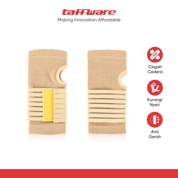 ginee_20251201112850243_5324671524.jpg TaffSPORT Pelindung Pergelangan Tangan Wrist Support Gym Fitness 2 PCS - FO-2