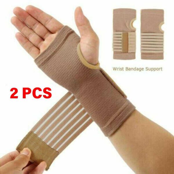 ginee_20251201112850334_6769559981.jpg TaffSPORT Pelindung Pergelangan Tangan Wrist Support Gym Fitness 2 PCS - FO-2