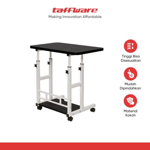 ginee_20251201112924766_8236755617.jpg TaffHOME Meja Laptop Lifting Table Adjustable Single Layer 80x40cm - L100