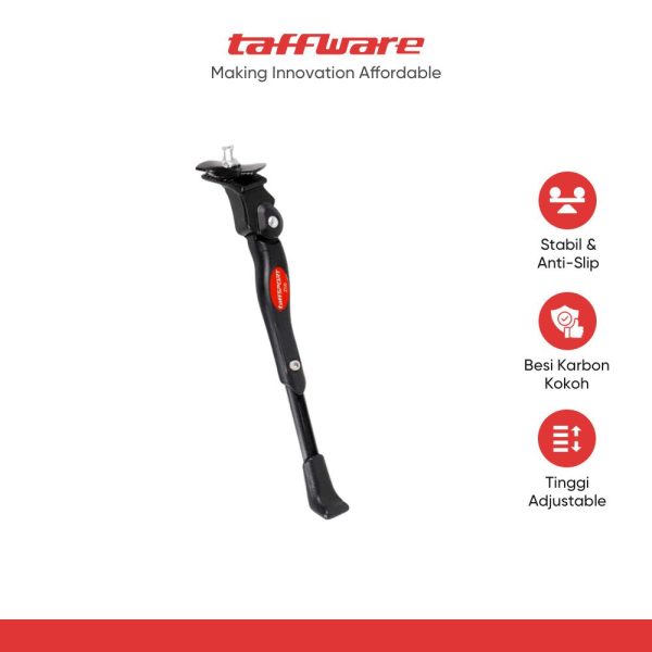 ginee_20251201113626081_6551529289.jpg TaffSPORT Standar Sepeda Samping Adjustable Bike Kickstand 31-37cm - Z50