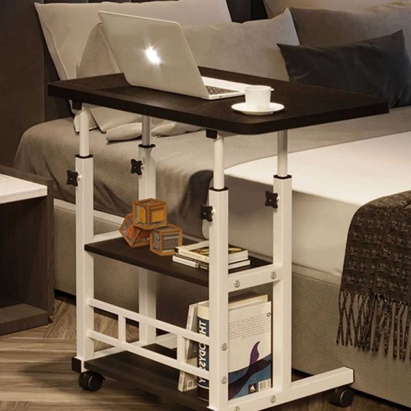 ginee_20251201113729877_4357288711.jpg TaffHOME Meja Laptop Study Table Adjustable Double Layer 80x40cm - L200
