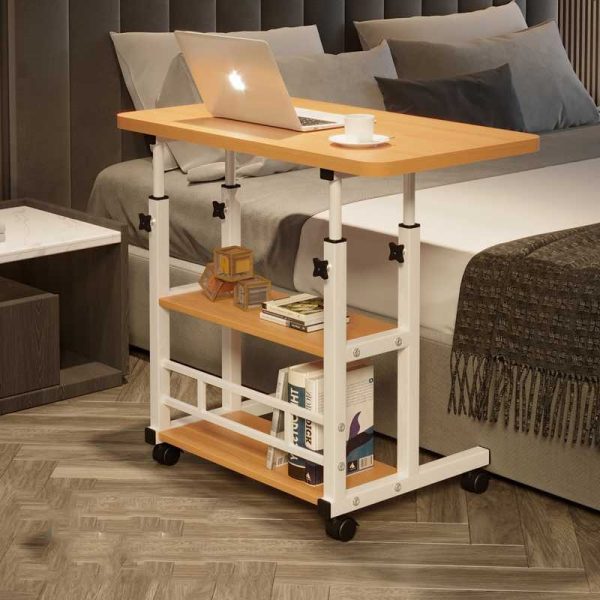 ginee_20251201113729949_1900066326.jpg TaffHOME Meja Laptop Study Table Adjustable Double Layer 80x40cm - L200
