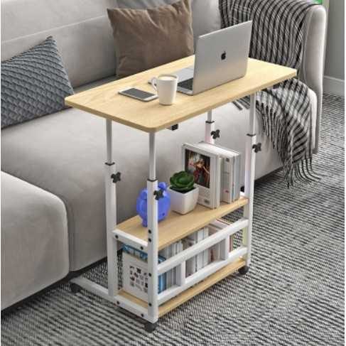 ginee_20251201113729990_8393018322.jpg TaffHOME Meja Laptop Study Table Adjustable Double Layer 80x40cm - L200