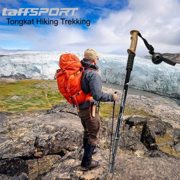 ginee_20251201113859011_5717201919.jpg TaffSPORT Tongkat Hiking Telescopic Trekking Pole Antishock 135cm - 7075