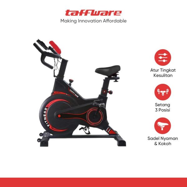 ginee_20251201114047495_5318239557-1.jpg TaffSPORT Sepeda Statis Gym Spinning Bike with Bluetooth - HF-2122