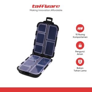 ginee_20251201120727546_6590898088.jpg TaffSPORT Kotak Kail Pancing Fishing Hook Mini Storage 10 Compartement - FM-65