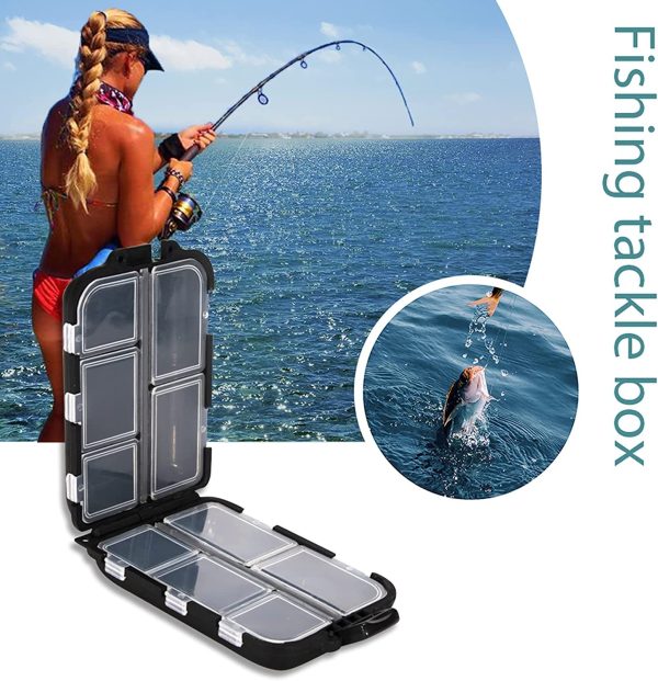 ginee_20251201120727621_0816387239.jpg TaffSPORT Kotak Kail Pancing Fishing Hook Mini Storage 10 Compartement - FM-65