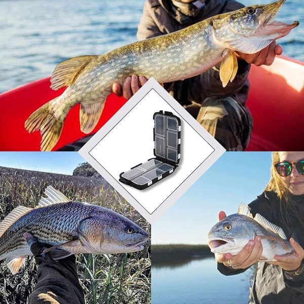 ginee_20251201120727879_4648123506.jpg TaffSPORT Kotak Kail Pancing Fishing Hook Mini Storage 10 Compartement - FM-65