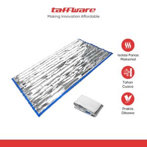 ginee_20251201120823922_5128687232.jpg TaffSPORT Selimut Darurat Emergency Blanket Camping Thermal 90x200cm - RM9