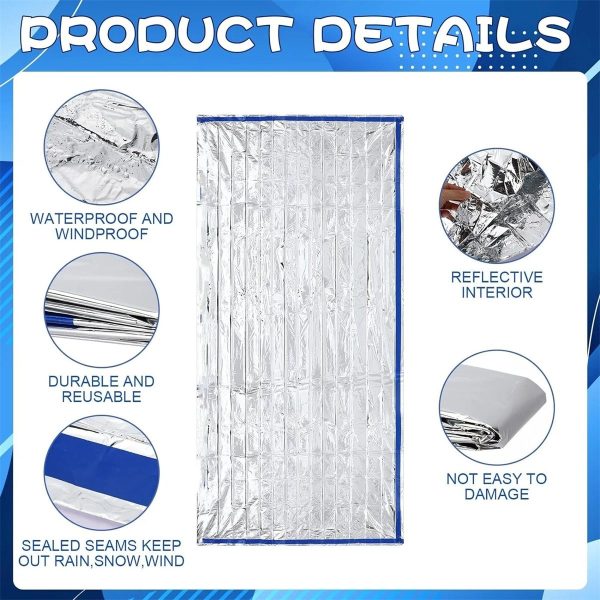 ginee_20251201120824040_0967601167.jpg TaffSPORT Selimut Darurat Emergency Blanket Camping Thermal 90x200cm - RM9