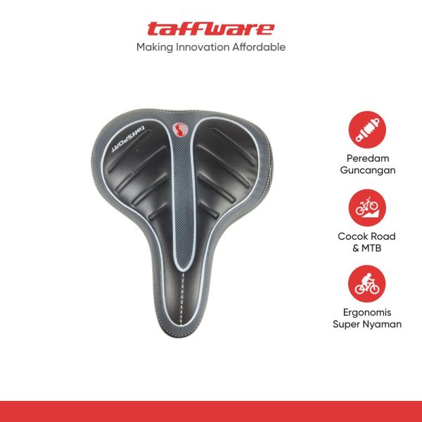 ginee_20251201120948547_6333678315.jpg TaffSPORT Sadel Sepeda Comfortable Spring Absorption - SX188