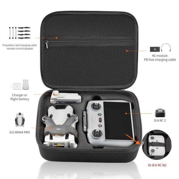 ginee_20251201121157908_0009538255.jpg TaffGUARD Tas Drone Hard Shell Protective Storage Bag DJI Mini 4 Pro - XJI4