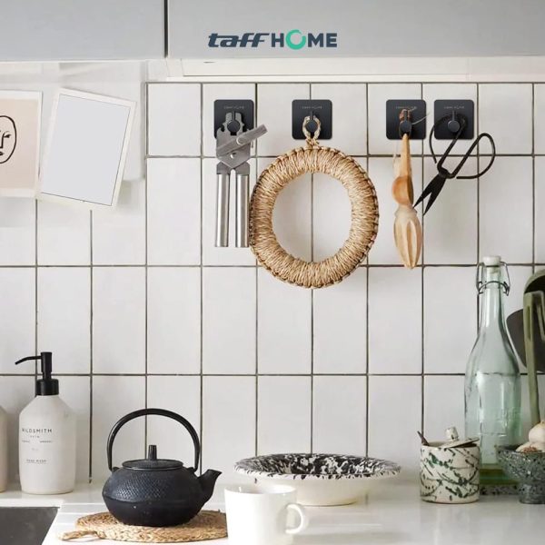 TaffHOME Gantungan Dinding Kapstok Hook Hanger Stainless Steel 201 - H012