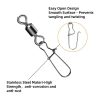 ginee_20251201121350149_8747675947.jpg TaffSPORT Konektor Kail Pancing Snap Swivel Fishing Hook 26mm 10 PCS - S20