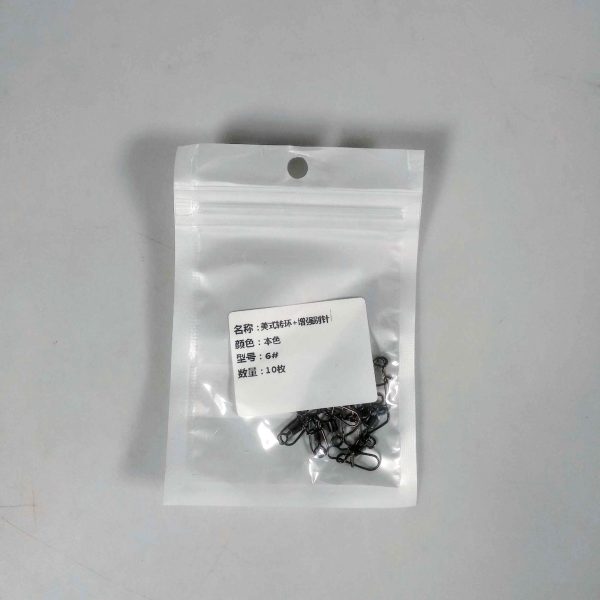 ginee_20251201121350323_4661375586.jpg TaffSPORT Konektor Kail Pancing Snap Swivel Fishing Hook 26mm 10 PCS - S20