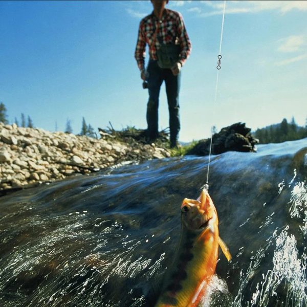 TaffSPORT Konektor Umpan Kail Pancing Stainless Steel 5# 100 PCS - JYJ05