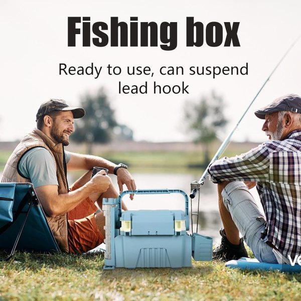 ginee_20251201121721152_2598310690.jpg TaffSPORT Kotak Perkakas Pancing Fishing Tackle Box with Rod Holder 6L - JF-30