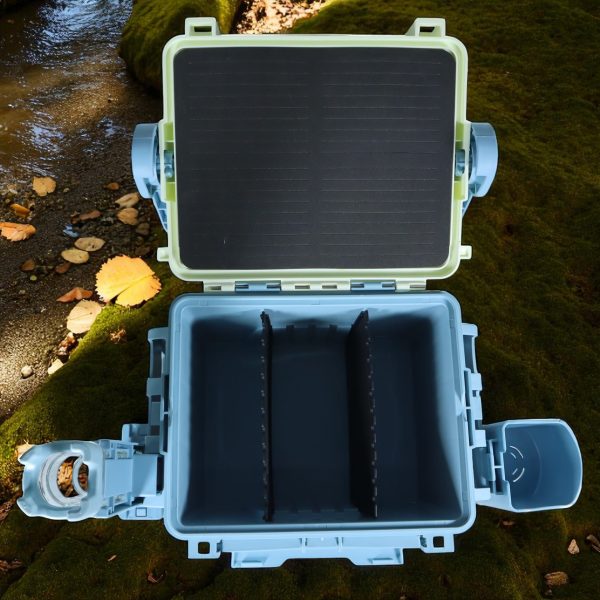 ginee_20251201121721449_8699516418.jpg TaffSPORT Kotak Perkakas Pancing Fishing Tackle Box with Rod Holder 6L - JF-30