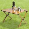 TaffSPORT Meja Lipat Portable Camping Folding Table Aluminium 59cm - XT6