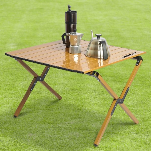 TaffSPORT Meja Lipat Portable Camping Folding Table Aluminium 59cm - XT6