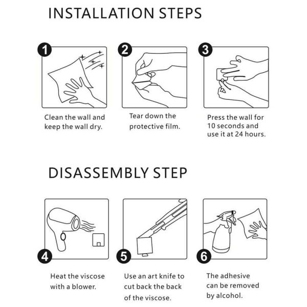 TaffHOME Gantungan Dinding Adhesive Hook Hanger Stainless Steel 1 PCS - V897