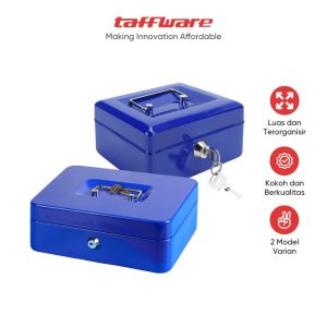 ginee_20251201124439963_2046248309.jpg TaffGUARD Kotak Brankas Uang Safebox Key Lock 12.5x9.5x6cm - JJZS67