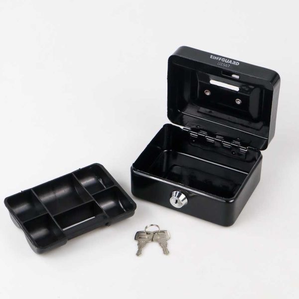 TaffGUARD Kotak Brankas Uang Safebox Key Lock 12.5x9.5x6cm - JJZS67