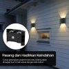 ginee_20251201124528337_0221770405.jpg TaffLED Lampu Dinding Hias Outdoor Aluminium 4W 4 LED Warm White - B053