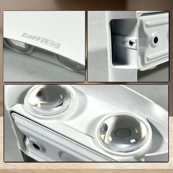 ginee_20251201124528432_6545137099.jpg TaffLED Lampu Dinding Hias Outdoor Aluminium 4W 4 LED Warm White - B053