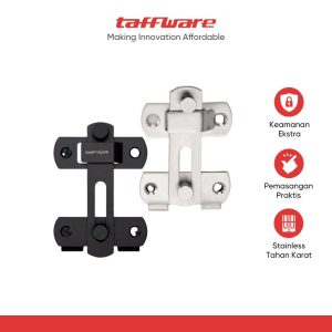 ginee_20251201124629682_6419462016.jpg TaffHOME Grendel Kait Pintu Geser Kunci Sliding Door Latch Steel - B100