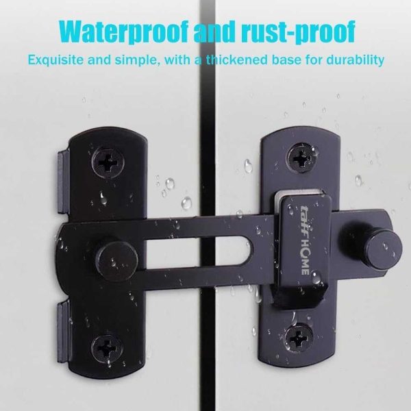 TaffHOME Grendel Kait Pintu Geser Kunci Sliding Door Latch Steel - B100