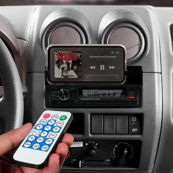 Taffware Tape Mobil MP3 Player Bluetooth USB ISO with Phone Holder - HL82